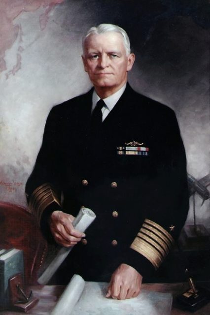 Fleet Admiral Chester W. Nimitz.