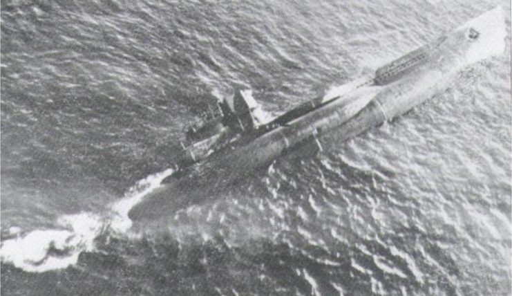 U-boat ‘U-617’. Ran aground near Melilla, at a position 35.38N, 03.27W, after British air attack 12 Sept, 1943. Wreck destroyed by gunfire from the British ship HMS Hyacinth and the Australian ship HMAS Wollongong