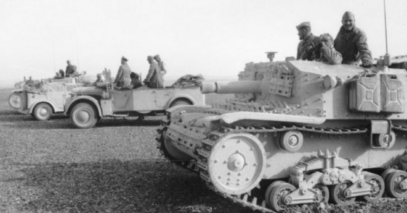 Italian Semovente 75/18 in North Africa, 1942. Photo: Bundesarchiv, Bild 101I-784-0208-17A / Moosmüller / CC-BY-SA 3.0.