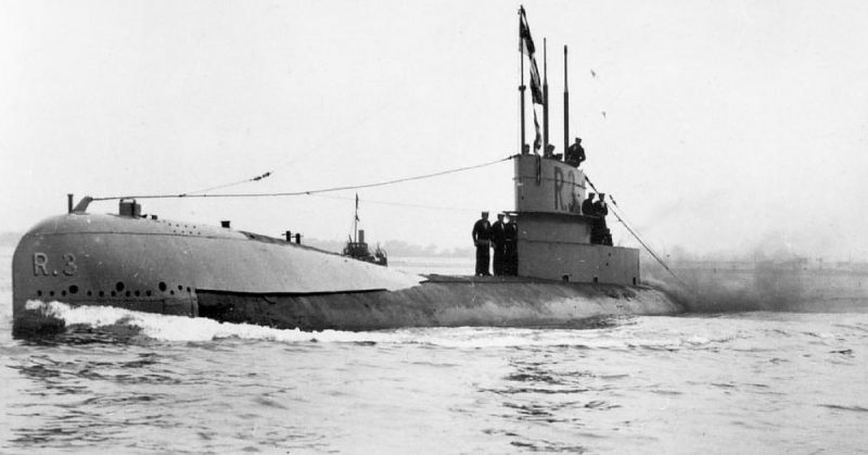 R3 at sea
