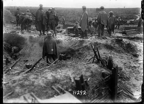 New Zealand soldiers in the Ypres Salient. I was commissioned to colourise this particular image for the cover for ‘Passchendaele: The Day by Day Account’ by Chris McCarthy. This book is available from Uniform Press here.