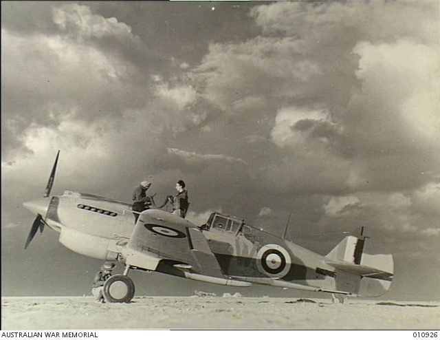 A Tomahawk Mk.II in North Africa, 1941.