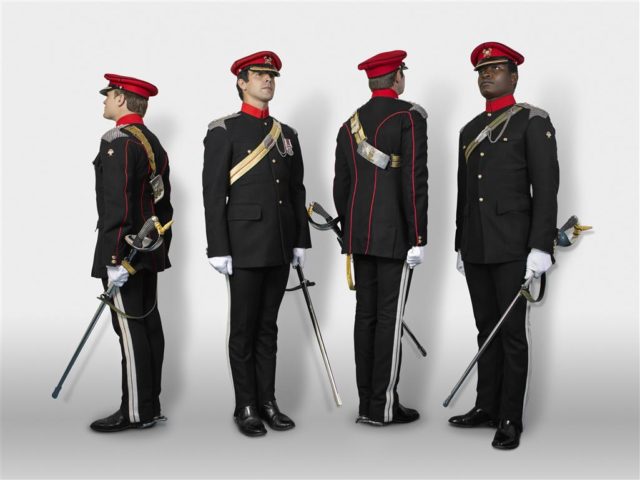 Captains Humphreys, Pritchard, White & Anani-Isaac The Royal Lancers (Rory Lewis Photographer)