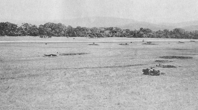 Henderson Field on Guadalcanal as it looked in September, 1942.