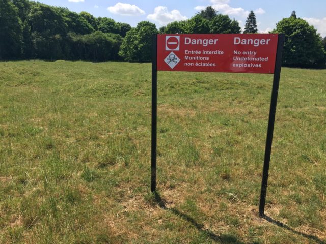 A very common warning sign on the battlefields of France. © War History Online