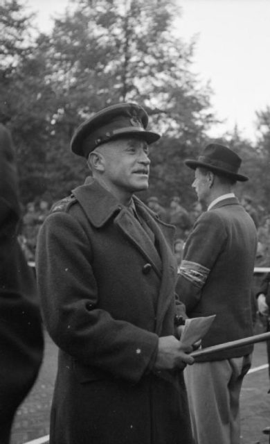 Portrait of General Sir Richard O’Connor at Helmond, Holland.