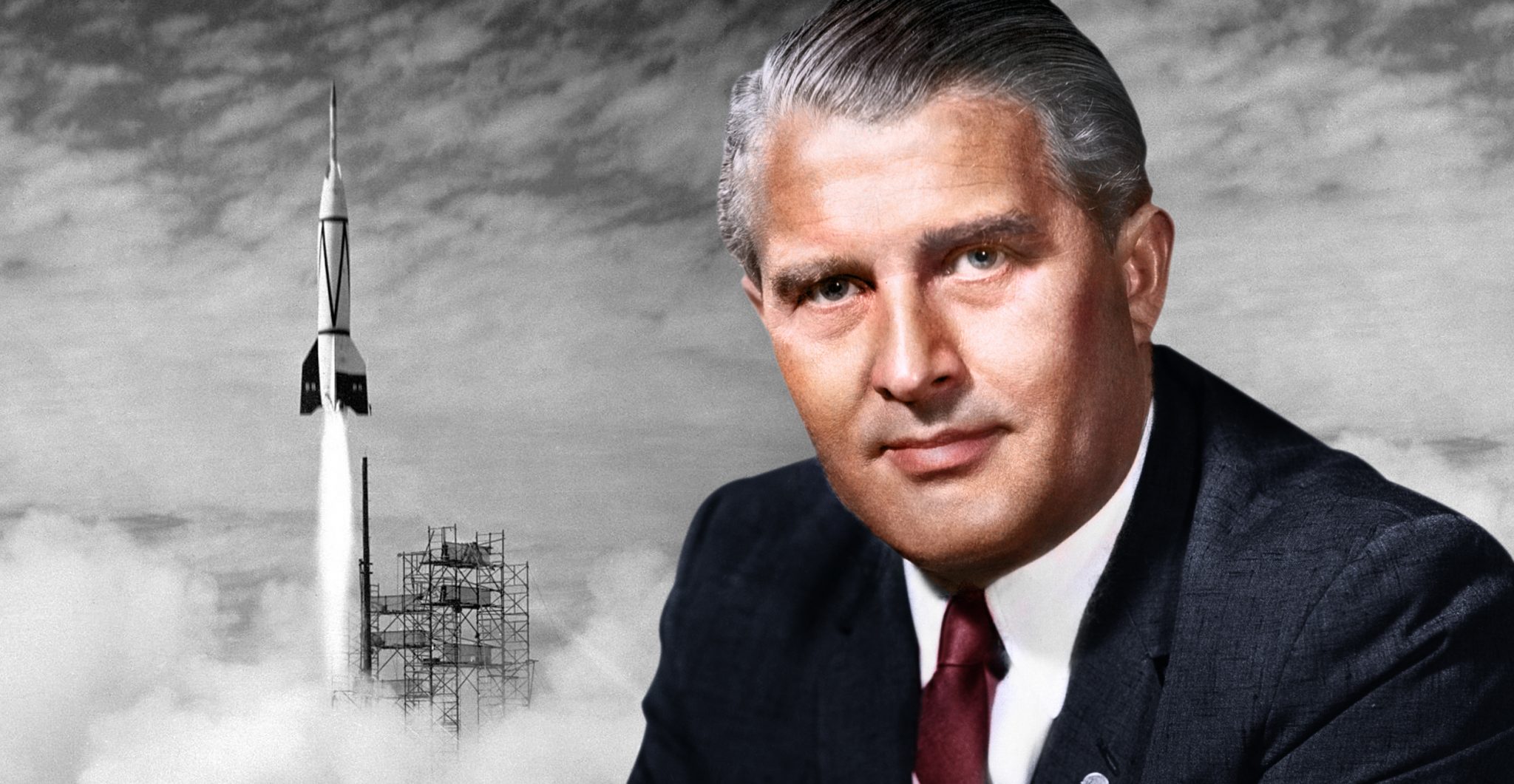 Wernher von Braun, heavily responsible for the first U.S. space satellite, ...