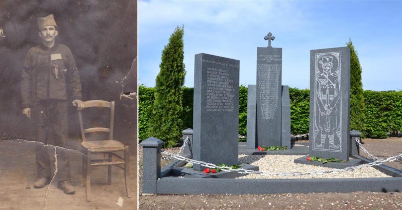 Monument in Garderen (the Netherlands), 2014. Photo credit : Fabian Vendrig (right); Miloš Tanasijević (left).