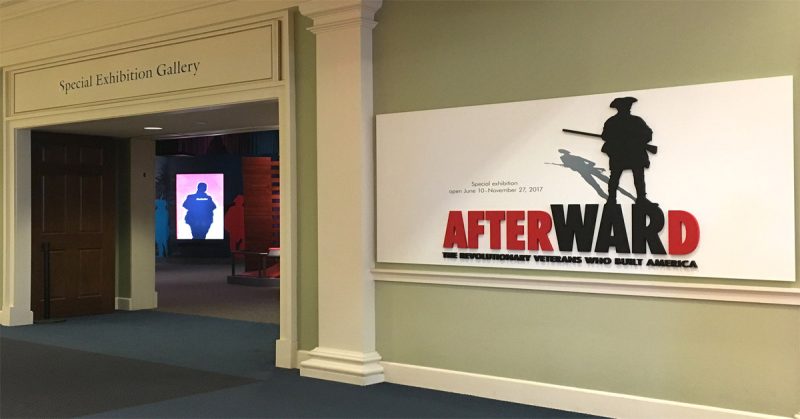 AfterWARd exhibit entrance