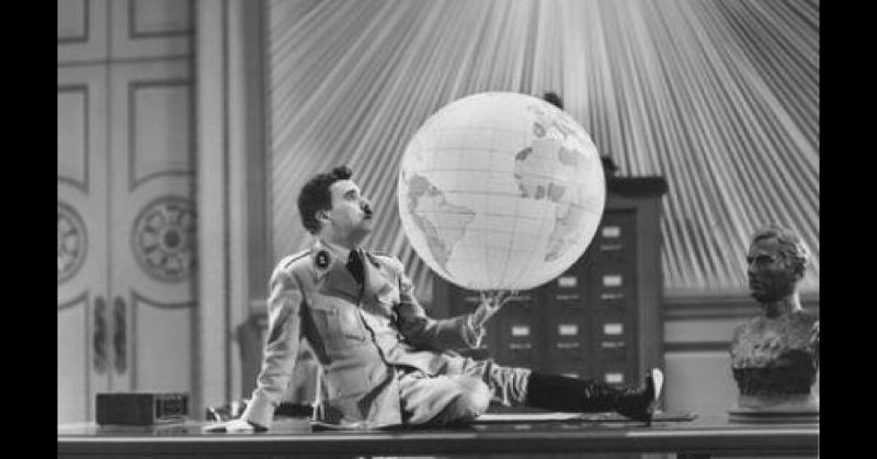 The Columbus Globe for State and Industry Leaders being parodied in The Great Dictator. 