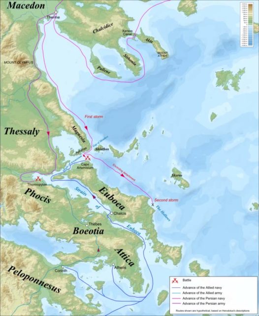 The road to Thermopylae. By Eric Gaba (Sting) – CC BY-SA 3.0