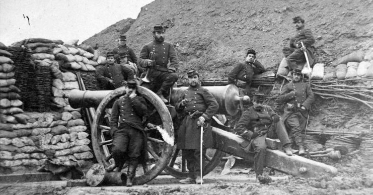 French soldiers in the Franco-Prussian War 1870-71