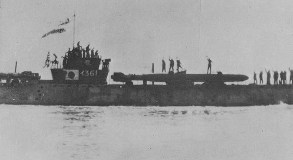 Submarine I-361 as Todoroki group on 23 May 1945