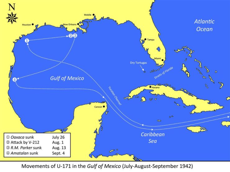 Map U-171