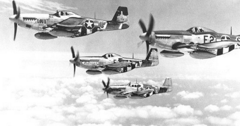 American P-51 Mustangs Soar high during WWII