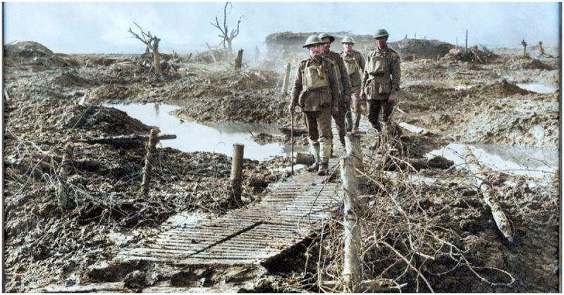 Colourised by Royston Leonard/ Facebook group WW1 Colourised Photos