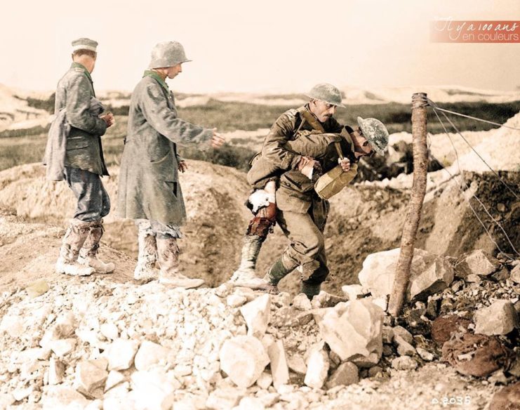 ‘A Helping Hand’ – Casualties and Prisoners of War on the Western Front
