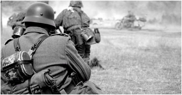 The dog tags indicated that the soldiers were German