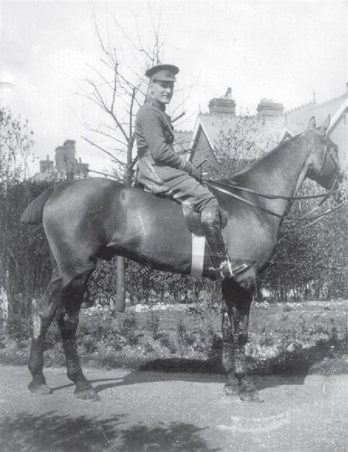 Hugh Elles on horseback