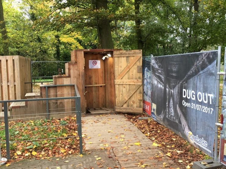 Entrance to the dugout – The Battlefield Explorer