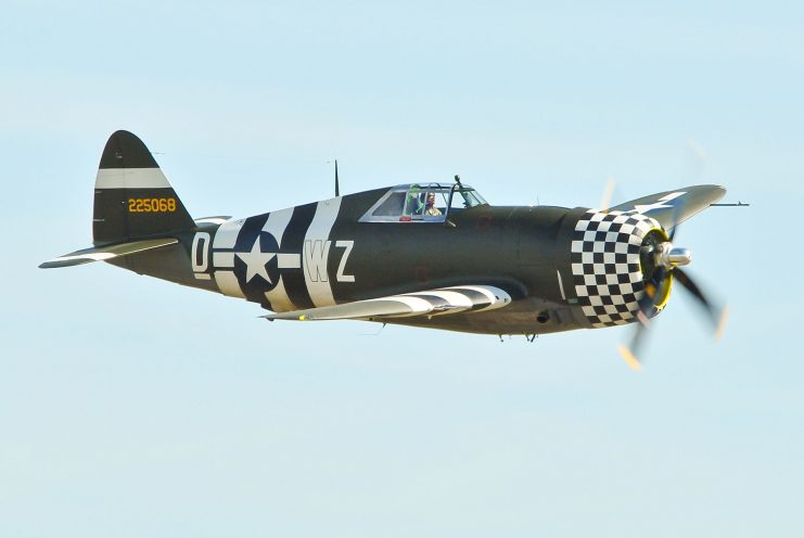 P-47 Thunderbolt at Duxford Air Show, 2012. John5199 – CC-BY 2.0