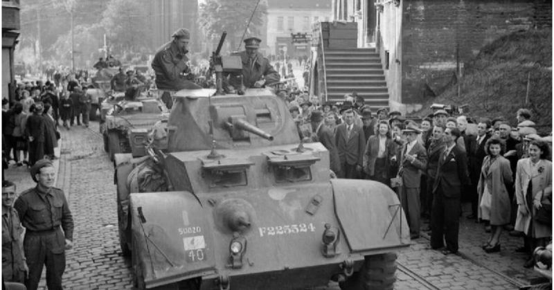 The British Army in Belgium, 1944. 