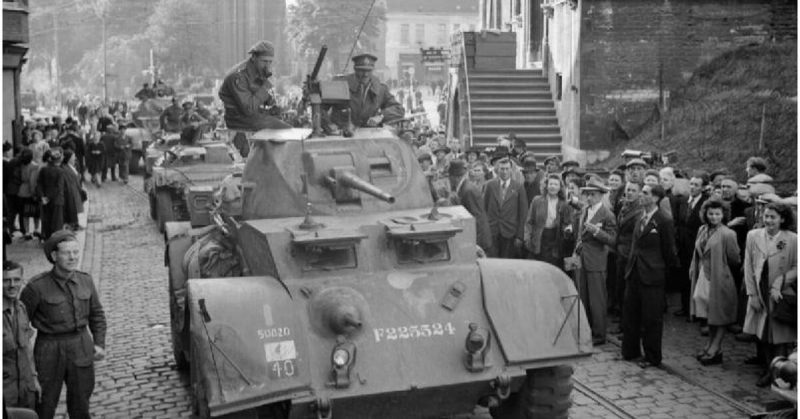 The British Army in Belgium, 1944. 