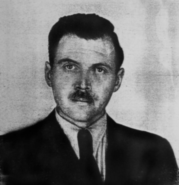Photo from Mengele’s Argentine identification document (1956)