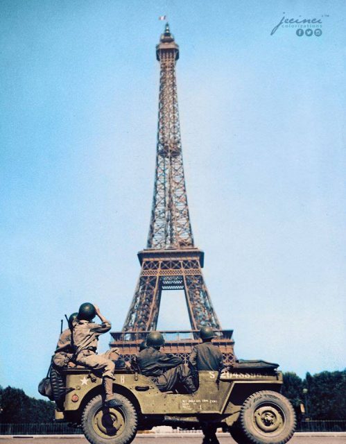 B&W photo: NARA. Colorized by Jecinci.