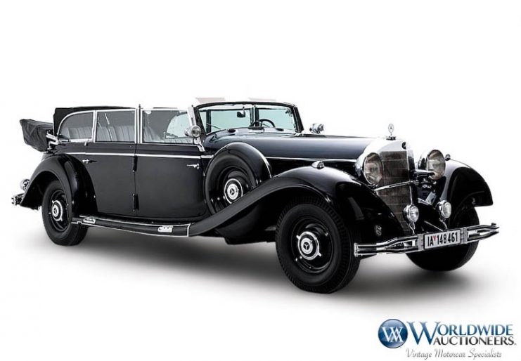1939 Mercedes-Benz 770K Grosser Offener Tourenwagen. Photo credits: Worldwide Auctioneers