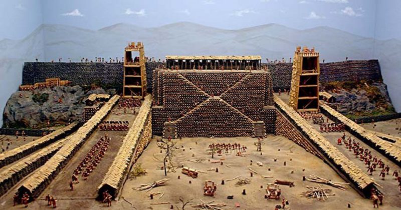 Model of the siege of Avaricum. By Rolf Müller - CC BY-SA 3.0