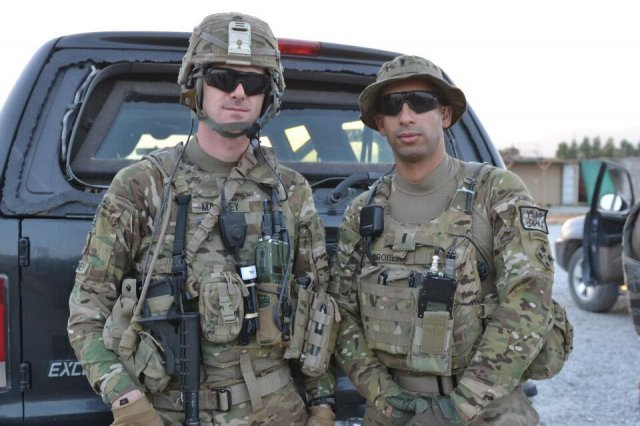 Andrew Mahoney and Florent Groberg.