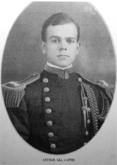 Born and raised in Carthage, Missouri, Arthur Gill Caffee was the son of Col. William Caffee—the well-known commander of Missouri’s 2nd Infantry Regiment. The younger Caffee was killed in a naval accident in 1910. Courtesy of Julie Perry and Nancy Brewer.