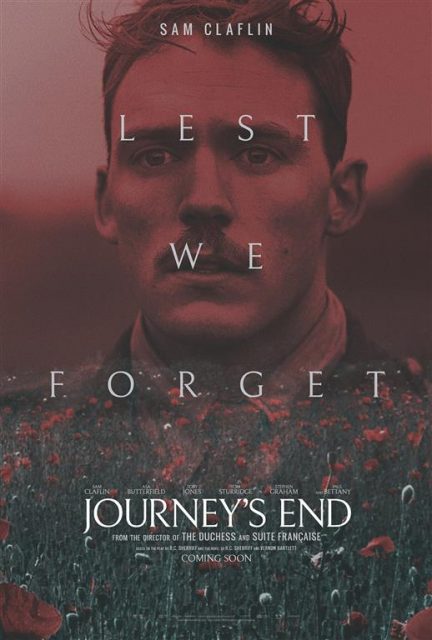 Sam Claflin in in Journey’s End.