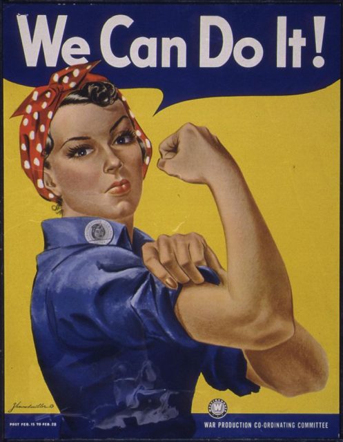 The famous “We Can Do It!” poster