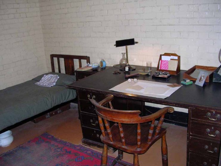 The Cabinet War Rooms office-bedroom of Brendan Bracken, Churchill’s Minister of Information. Photo: