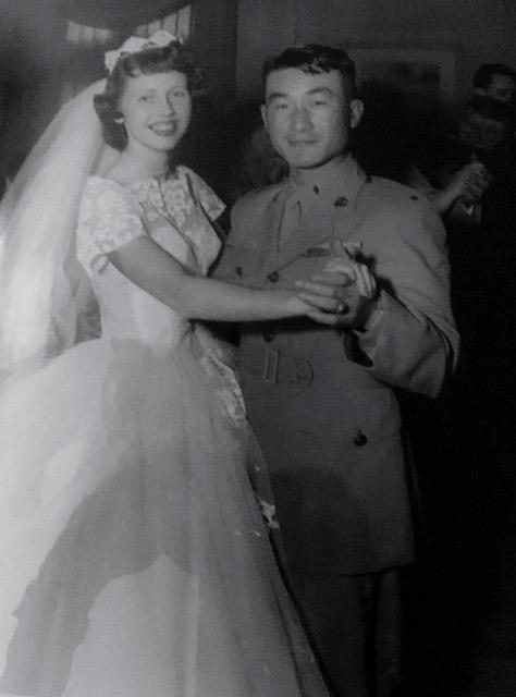 Jackie Ford with Si-yun on her wedding day. Photo courtesy of Bud Ford