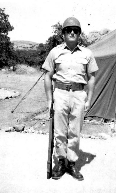 U.S. Army veteran Eric Hinrichs began a lengthy Cold War career in 1968 when assigned to the Army Security Agency, Europe, in Frankfurt Germany. He is pictured in 1966 attending ROTC training at Ft. Sill, Oklahoma. Courtesy of Eric Hinrichs