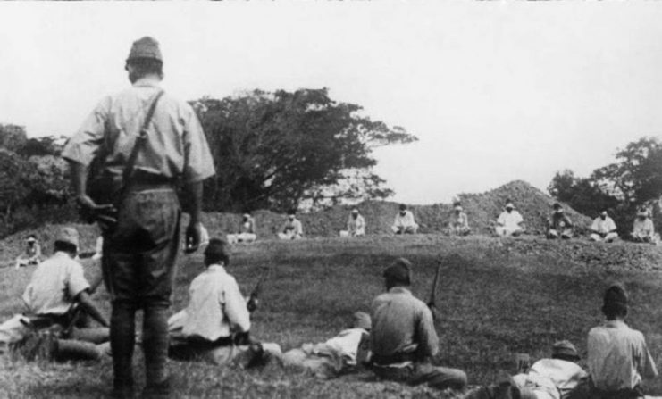 Japanese firing squad