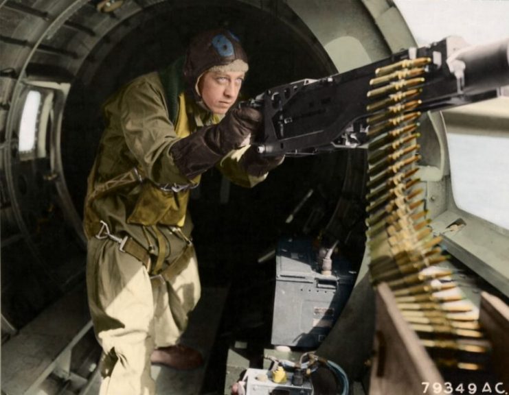S/Sgt. Maynard Smith was a ball turret gunner in the 423rd Bomb Squadron, 306th Bomb Group, 8th Air Force. He won the Medal of Honor for the May 1, 1943 mission to bomb the submarine pens in Saint-Nazaire,France. Paul Reynolds / mediadrumworld.com