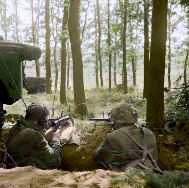 In the trenches at Arnhem. Paul Reynolds / mediadrumworld.com