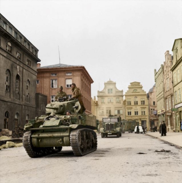 British Army tank in North-west Europe 1944-45. Paul Reynolds / mediadrumworld.com