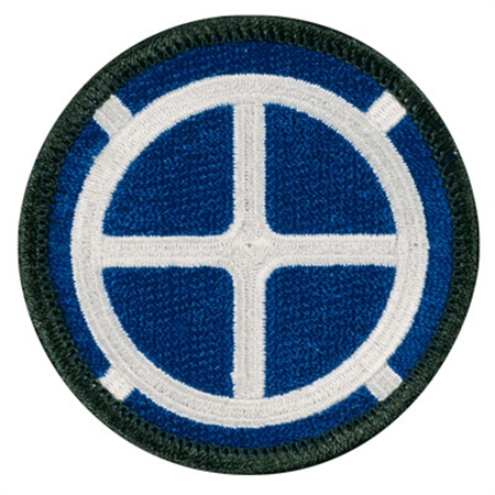 Pictured is the patch of the 35th Infantry Division, under whom Hubbard’s machine gun company served during World War I. Courtesy of Jeremy P. Ämick