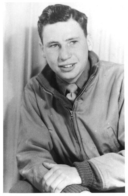 Mel Brooks, then Melvin Kaminsky, at age 19, in France, c 1944. Credit: Brooksfilms Limited