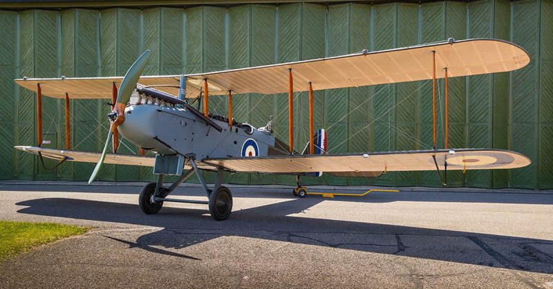 Retrotec's beautifully restored de Havilland DH9 (c) Historic Aircraft Collection.