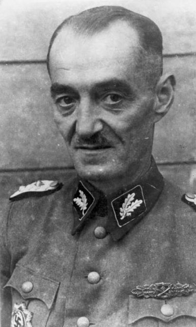 Dirlewanger in 1944. Photo: Bundesarchiv, Bild 183-S73495 / Anton Ahrens / CC-BY-SA 3.0.