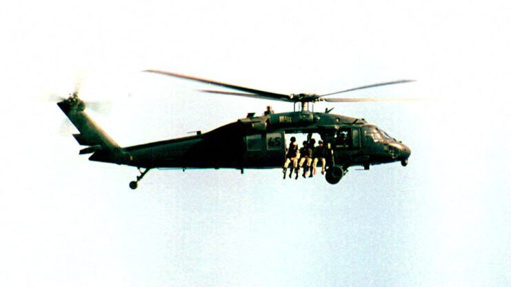 Sikorsky UH-60 Black Hawk in flight