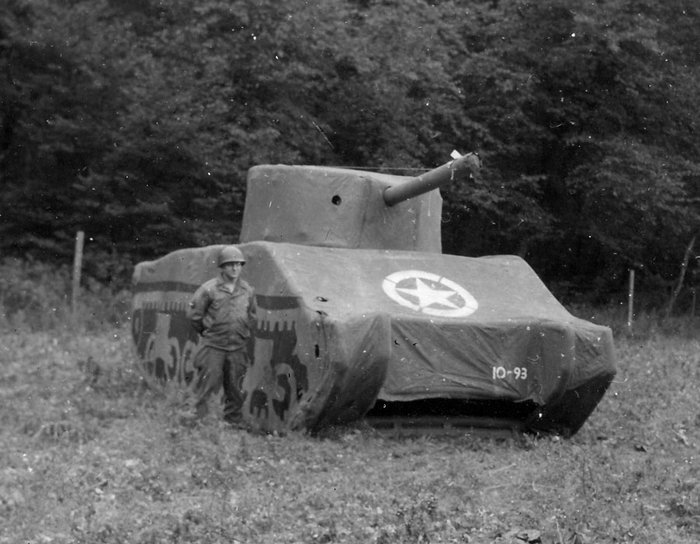 The Ghost Army, some 1,100 men in all, ended up staging more than twenty battlefield deceptions between 1944 and 1945, starting in Normandy two weeks after D-Day and ending in the Rhine River Valley.