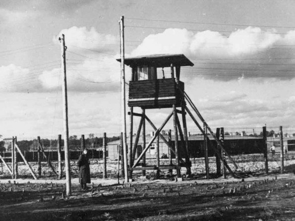 One of the watchtowers at Stalag Luft III, Sagan.