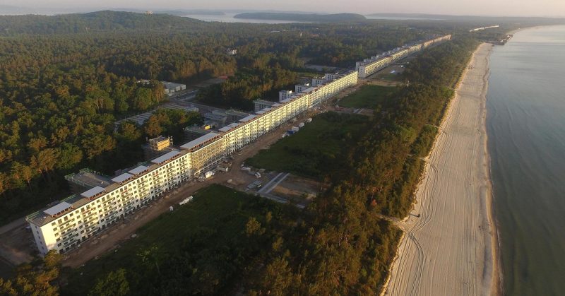 The site is one of the largest Nazi relics left in Germany and it was formally listed in 1994. Getty